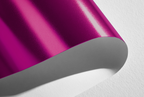 กระดาษอลูมิเนียมฟอยล์สีชมพูชนิดบาง